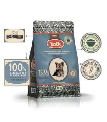 FOLK Small breeds Podhale-style lamb roast with quail and parsley - dry dog food - 1,6kg