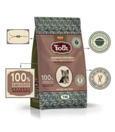 FOLK Small breeds Traditional polish meat feast with rabbit, lamb and quail - dry dog food - 7kg