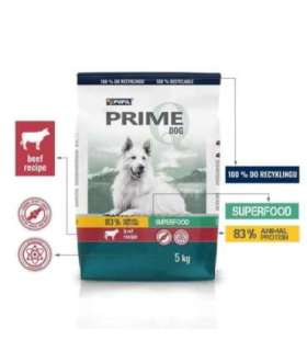 PUPIL Prime bogata w wołowinę z warzywami 5 kg