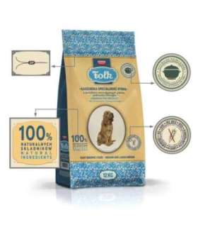 FOLK Medium and large breeds Kashubian-style fish specialty with apples, parsley and lovage - dry dog food - 12kg