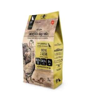 WIEJSKA ZAGRODA Turkey with goose M - dry dog food - 2kg