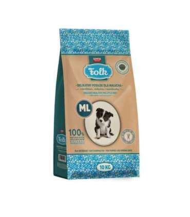 FOLK Junior Medium and large breeds Gentle meal for puppy with rabbit, veal and carrot - dry dog food - 10kg