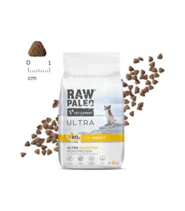 RAW PALEO Ultra Mini Adult Turkey - dry dog ​​food - 2 kg