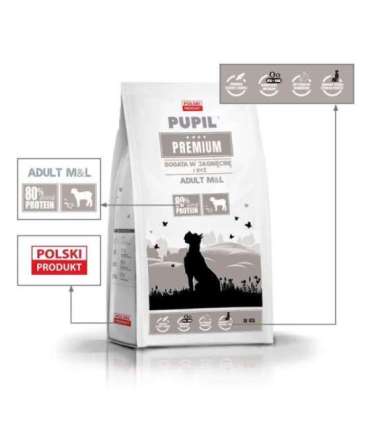 PUPIL PREMIUM M&L bogata w jagnięcinę 12kg