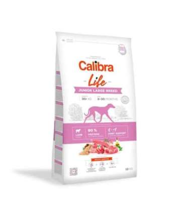 CALIBRA Life Junior Large breed Lamb - dry dog food - 12kg