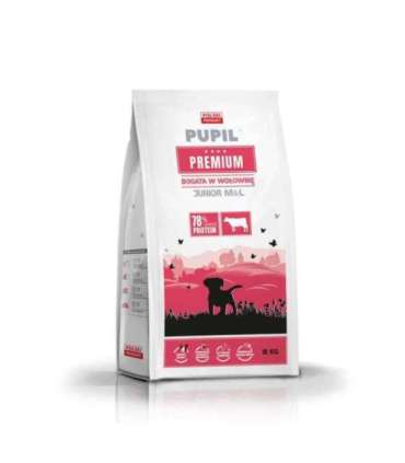 PUPIL PREMIUM Junior M&L bogata w wołowinę 12kg