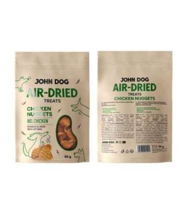 JOHN DOG Air-Dried Chicken nuggets - dog treat - 80g