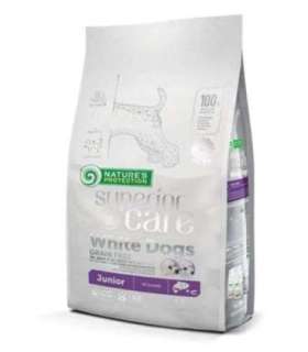 NATURE'S PROTECTION Superior Care White Dogs Grain Free Junior Salmon - dry food for puppies - 1.5 kg