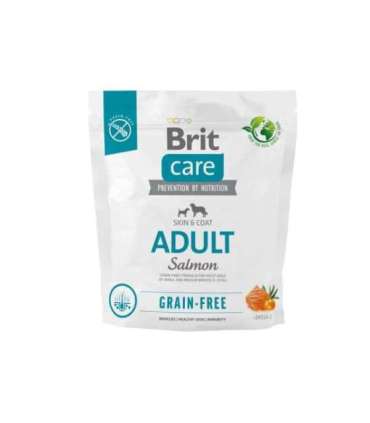 BRIT Care Dog Grain-free Adult Small & Medium Salmon  - dry dog food - 1 kg