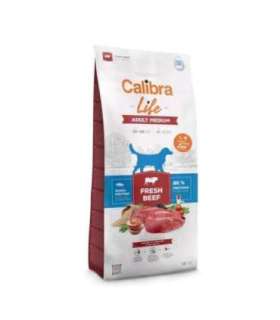 CALIBRA Dog Life Adult Medium Fresh Beef - dry dog food - 12kg