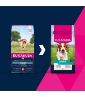 EUKANUBA Adult Small/Medium Salmon & Barley - dry dog food - 12kg