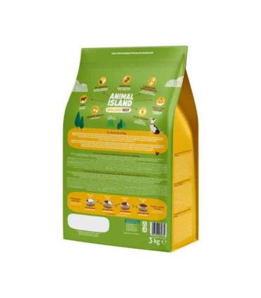 ANIMAL ISLAND Brilliant beef - dry dog food - 3kg