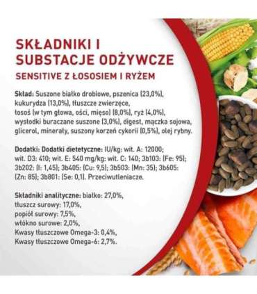 PURINA One Mini/Small Sensitive Salmon, rice - dry dog food - 800 g