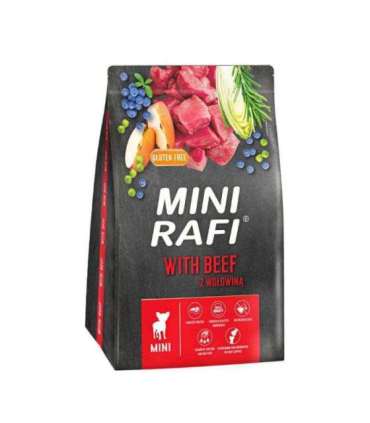 RAFI Mini with beef - dry dog food - 3kg