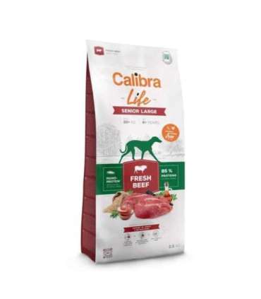 CALIBRA Life Senior Large Fresh Beef - dry dog food - 12kg