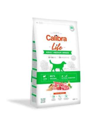 CALIBRA Dog Life Adult Medium Breed Lamb - dry dog food - 2,5kg