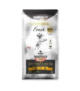 BIOFEED Euphoria Fresh Junior Medium & Large Monoprotein Turkey - dry dog food - 2kg