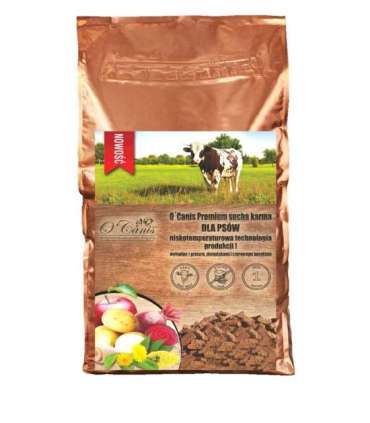O'CANIS Beef with millet, potatoes, and red beet - dry dog food - 6kg
