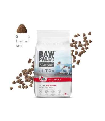 RAW PALEO Ultra Mini Adult Beef - dry dog ​​food - 2 kg