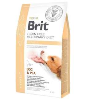 BRIT Grain Free Veterinary Diet Hepatic Egg&Pea - dry dog food - 2 kg