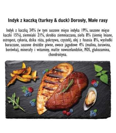 PAKA ZWIERZAKA Turkey with duck S - dry dog food - 1,5kg