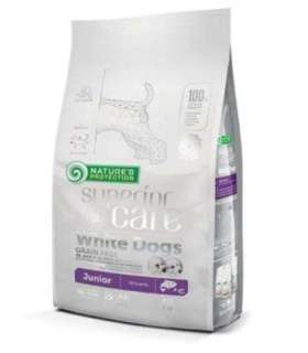 NATURE'S PROTECTION Superior Care White Dogs Grain Free Junior Salmon - dry food for puppies - 10 kg