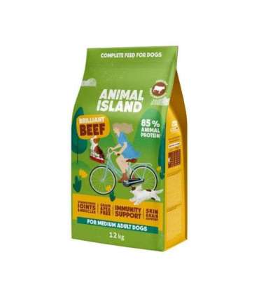 ANIMAL ISLAND Brilliant beef - dry dog food - 12kg