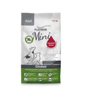 PLATINUM Adult Chicken Mini - semi-moist dog food - 900g