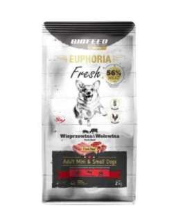 BIOFEED Euphoria Fresh Adult Mini & Small Pork with beef - dry dog food - 2kg