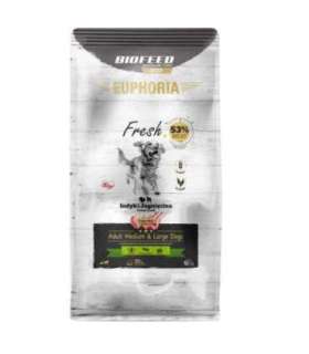 BIOFEED Euphoria Fresh Adult Medium & Large Turkey with lamb - dry dog food - 12kg