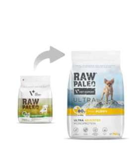RAW PALEO Ultra Mini Puppy Turkey - dry food for puppies - 750 g