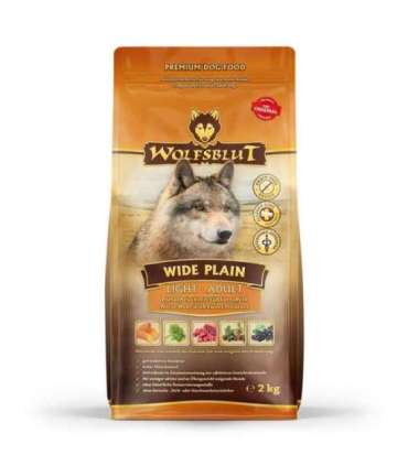 WOLFSBLUT Wide Plain Light Horse with sweet potatoes - dry dog food - 2kg
