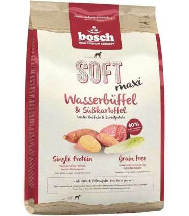 BOSCH Soft Maxi Water buffalo and sweet potatoes - dry dog food - 2,5kg