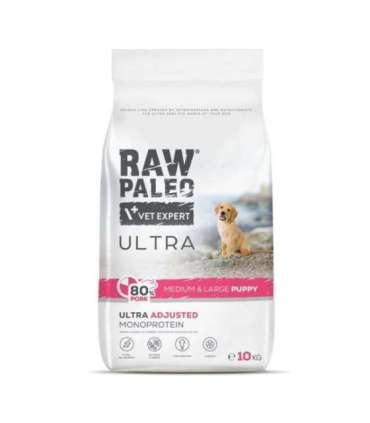 RAW PALEO Ultra Pork Medium & Large Puppy - dry dog food - 10kg