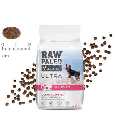 RAW PALEO Ultra Pork Mini Adult - dry dog food - 2kg