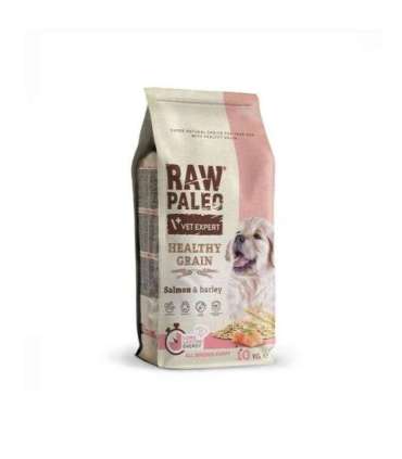 Raw Paleo Healthy Grain Puppy Salmon and barley - dry dog ​​food - 10 kg