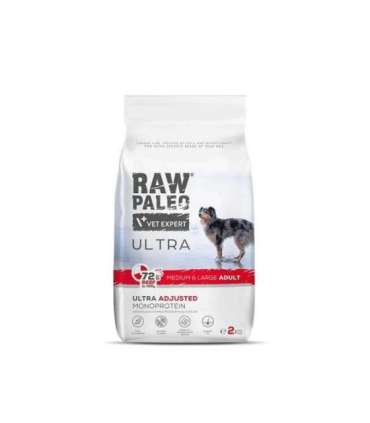 RAW PALEO Ultra Medium&Large Adult Beef - dry dog ​​food - 10 kg