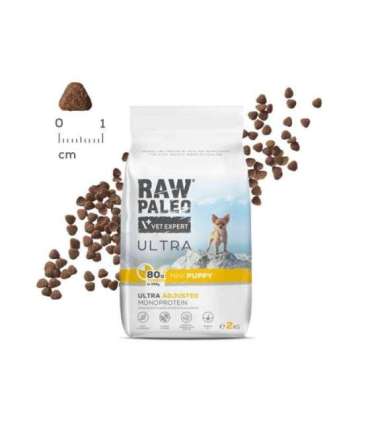 RAW PALEO Ultra Mini Puppy Turkey - dry food for puppies - 2 kg