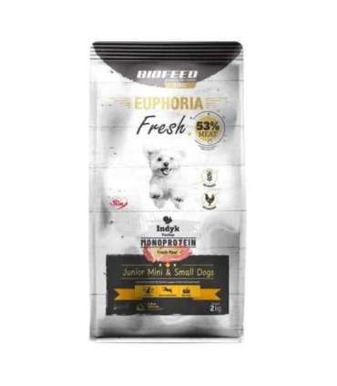 BIOFEED Euphoria Fresh Junior Mini & Small Monoprotein Turkey  - dry dog food - 2kg