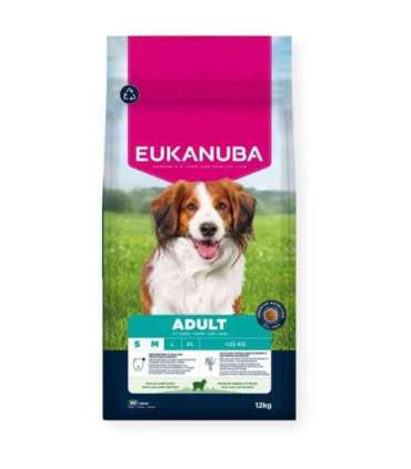 EUKANUBA Adult Small/Medium Rich in lamb & rice - dry dog food - 12kg