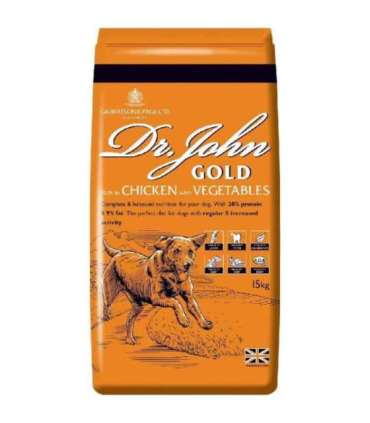 DR JOHN Gold Chicken - dry dog food - 15kg