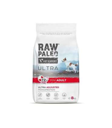 VET EXPERT RAW PALEO Ultra Mini Adult Beef - dry dog ​​food - 8 kg