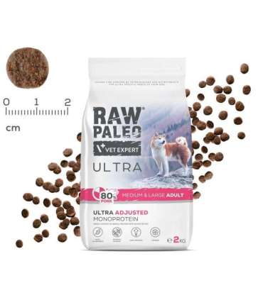 RAW PALEO Ultra Pork Medium & Large Adult - dry dog food - 10kg