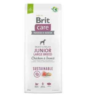 BRIT Care Dog Sustainable Junior Large Breed Chicken & Insect - dry dog food - 12 kg