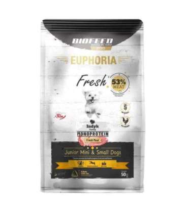 EUPHORIA Fresh Junior Monoprotein Turkey XS/S - dry dog food - 50g