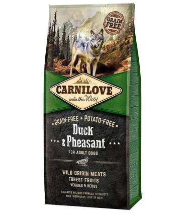 CARNILOVE Adult Duck & Pheasant - dry dog food - 12kg