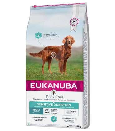 Eukanuba Daily Care Adult Sensitive Digestion - dry dog food - 12 kg