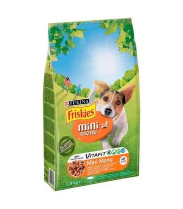 FRISKIES Mini Menu Chicken with vegetables - dry dog food - 1.5 kg