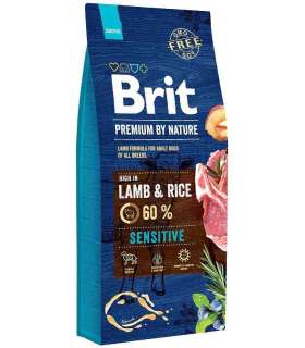 BRIT Premium by Nature Sensitive Lamb with rice - dry dog food - 15 kg