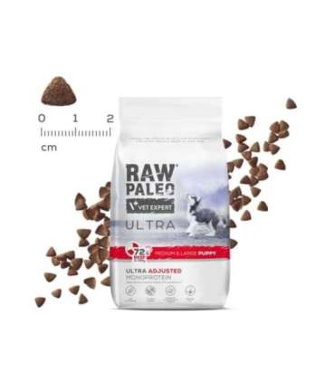 RAW PALEO Ultra Medium&Large Puppy Beef - dry food for puppies - 10 kg